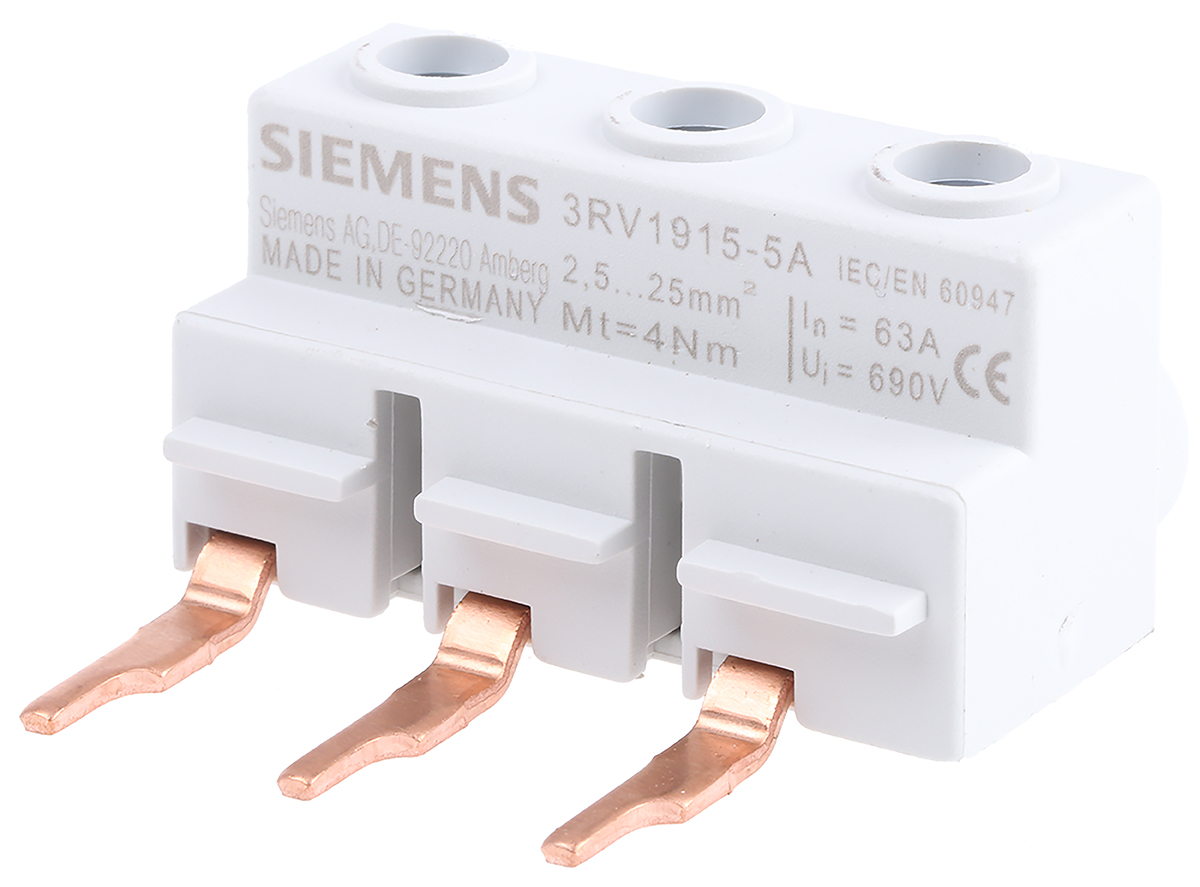Siemens Terminal 3RV1 Series Terminator for Use with 3RV Series