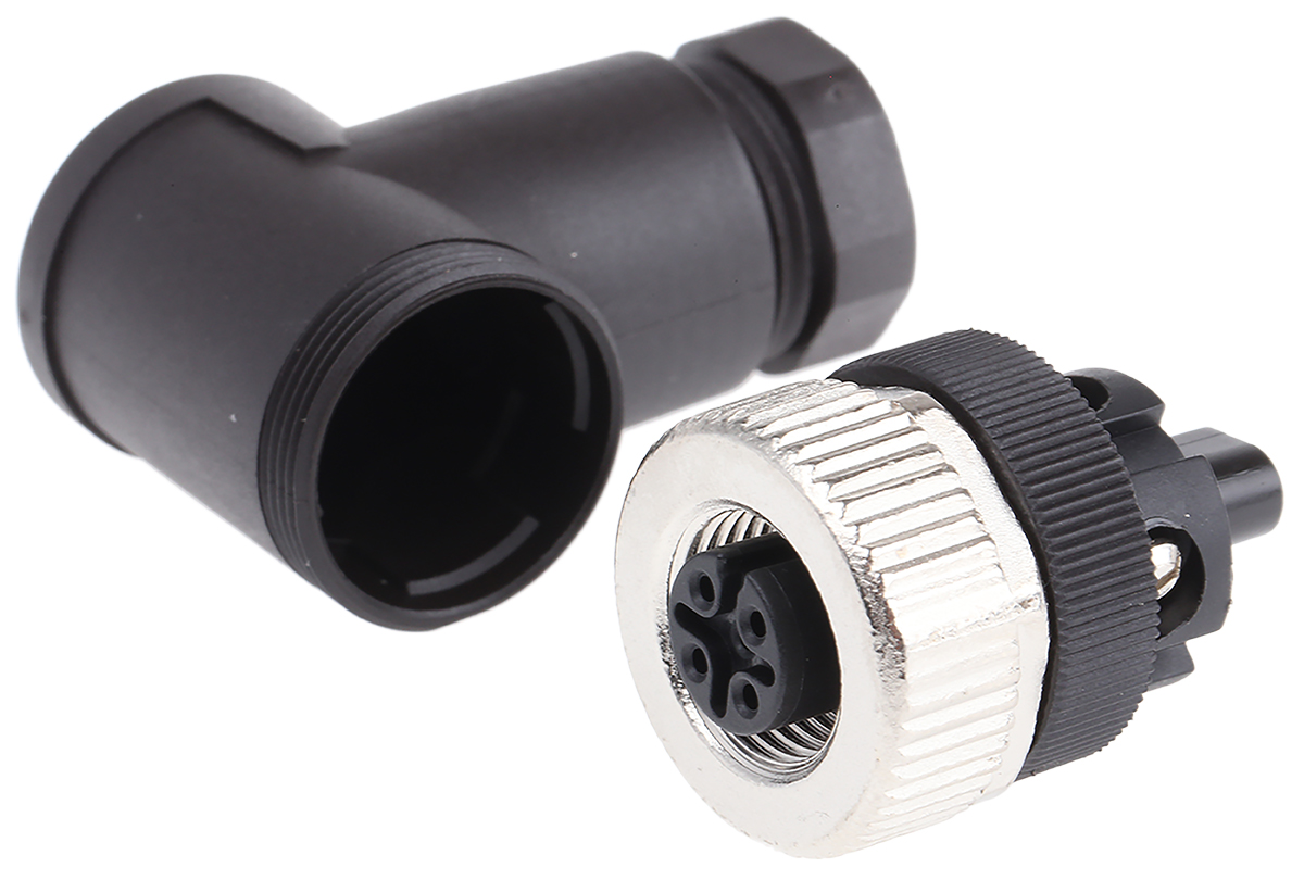 Jumo Circular Connector, 5 Contacts, Cable, M12 Connector, Socket, IP67, dTRANS p20 Series