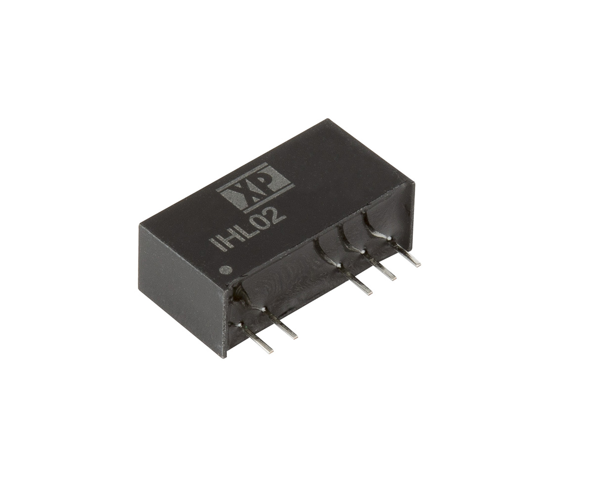 XP Power IHL02 DC-DC Converter, ±12V dc/ ±83mA Output, 4.5 → 5.5 V dc Input, 2W, Through Hole, +95°C Max Temp