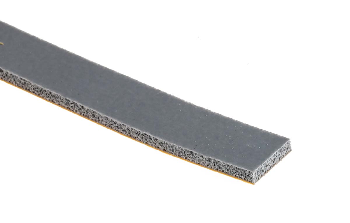 RS PRO Grey Foam Tape, 12.0mm x 5.0m, 2.40mm Thick