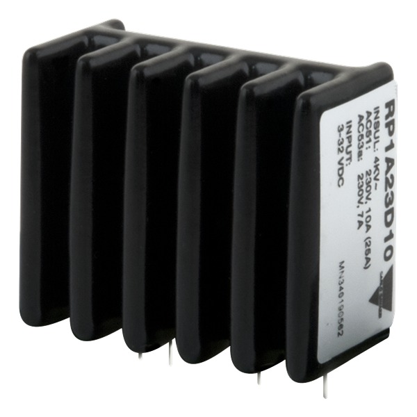 Carlo Gavazzi RP1 Series Solid State Relay, 10 A Load, PCB Mount, 480 V ac Load, 32 Vdc Control