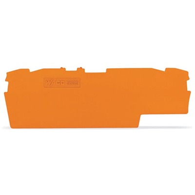 WAGO TOPJOB S Series End and Intermediate Plate for Use with DIN Rail Terminal Block, ATEX, IECEx