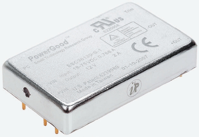 Ideal Power ESC DC-DC Converter, ±24V dc/ ±600mA Output, 18 → 36 V dc Input, 30W, Through Hole, +100°C Max Temp
