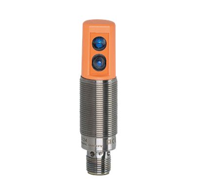 ifm electronic Diffuse Reflection Photoelectric Sensor, Barrel Sensor, 200 mm Detection Range