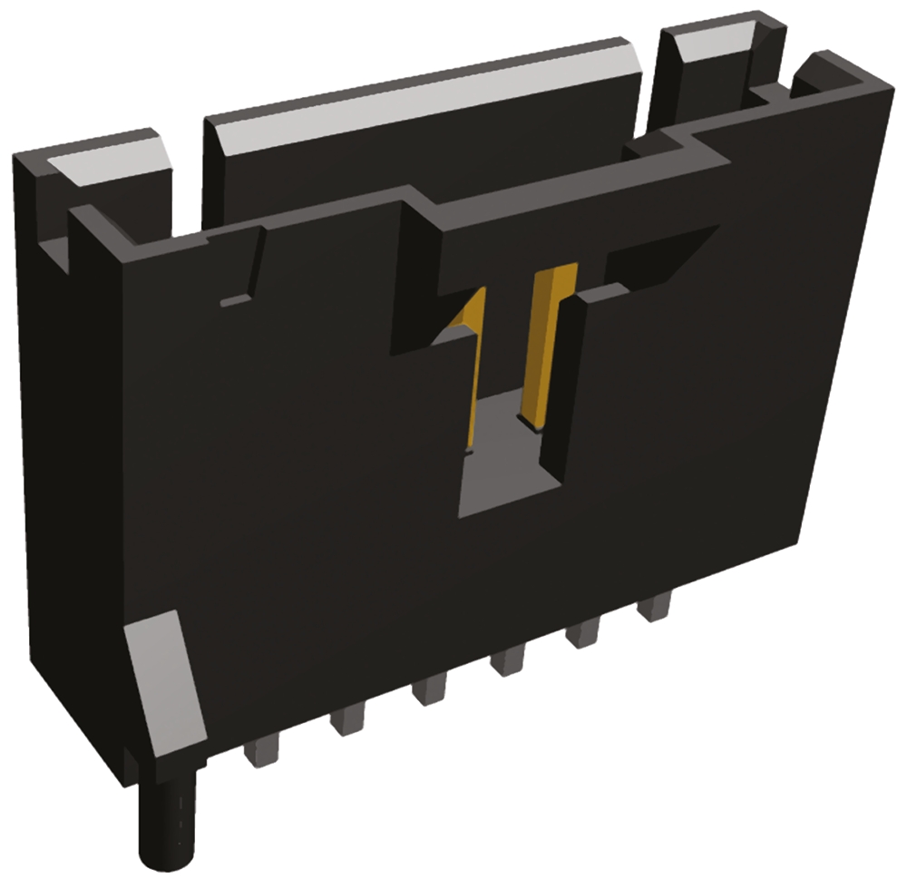 TE Connectivity AMPMODU MTE Series Straight Through Hole PCB Header, 7 Contact(s), 2.54 mm Pitch, 1 Row, Shrouded
