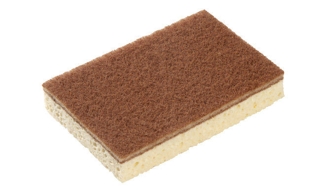Spontex Brown Sponge Scourer 128mm x 84mm