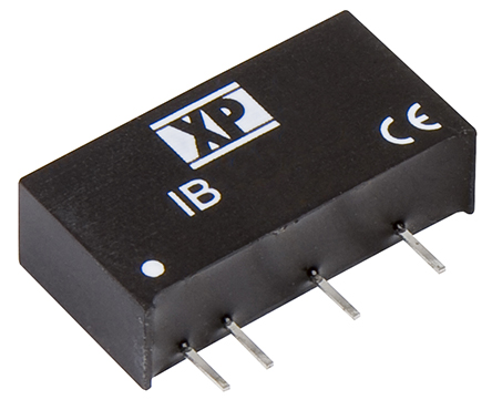 XP Power IB DC-DC Converter, 5V dc/ 200mA Output, 4.5 → 5.5 V dc Input, 1W, Through Hole, +85°C Max Temp -40°C