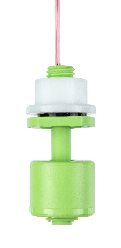 Sensata Cynergy3 RSF50 Series Vertical Polyvinylidene Fluoride Float Switch, Float, 1m Cable, NO/NC, 240V ac Max, 120V