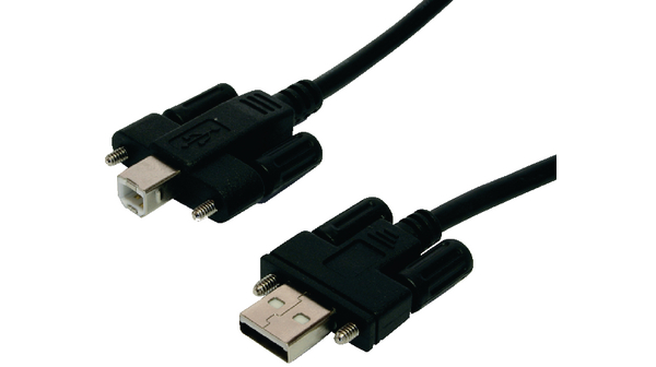 Exsys USB 2.0, Male USB A to Male USB B, 5m