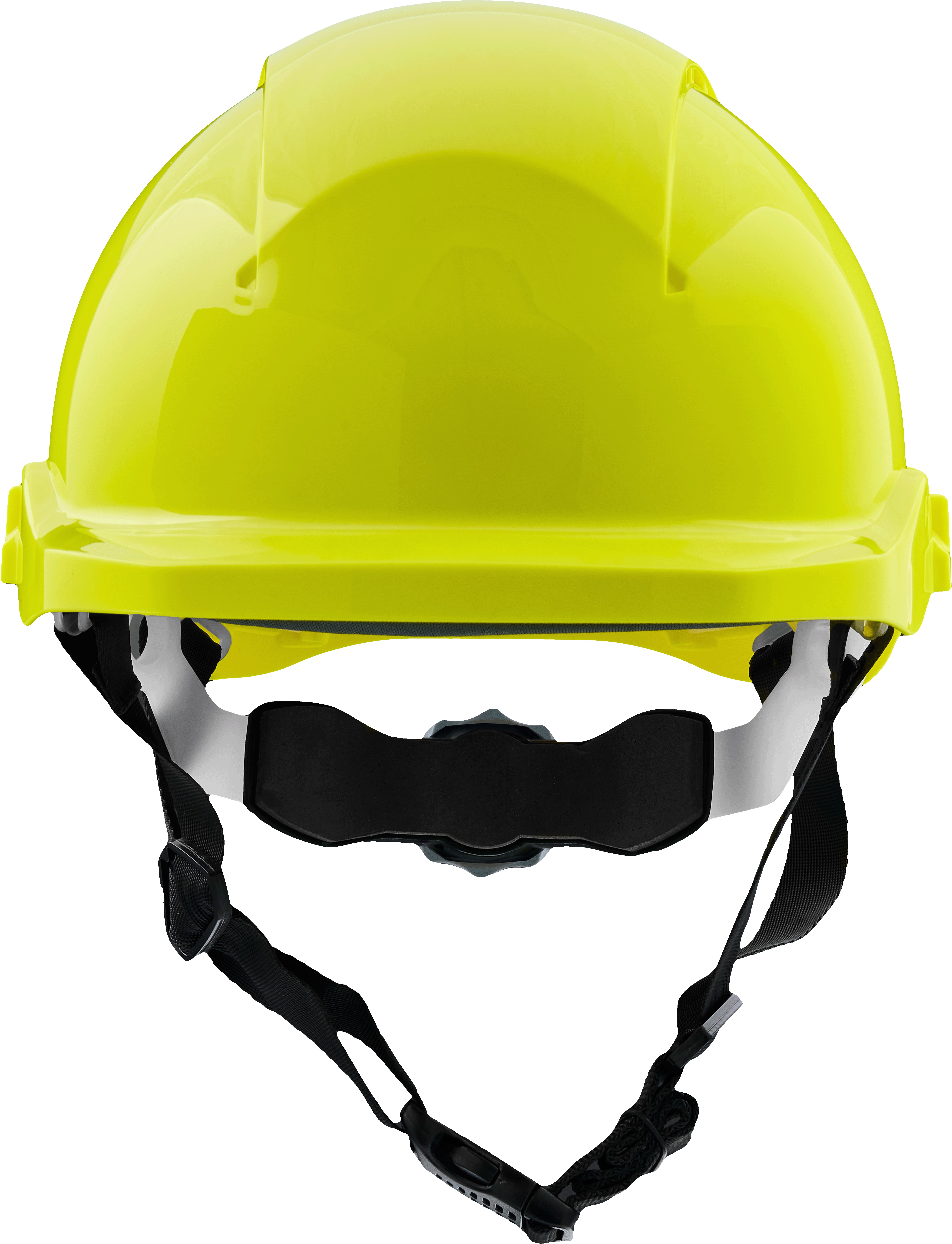 RS PRO Yellow Hard Hats with Chin Strap, Adjustable
