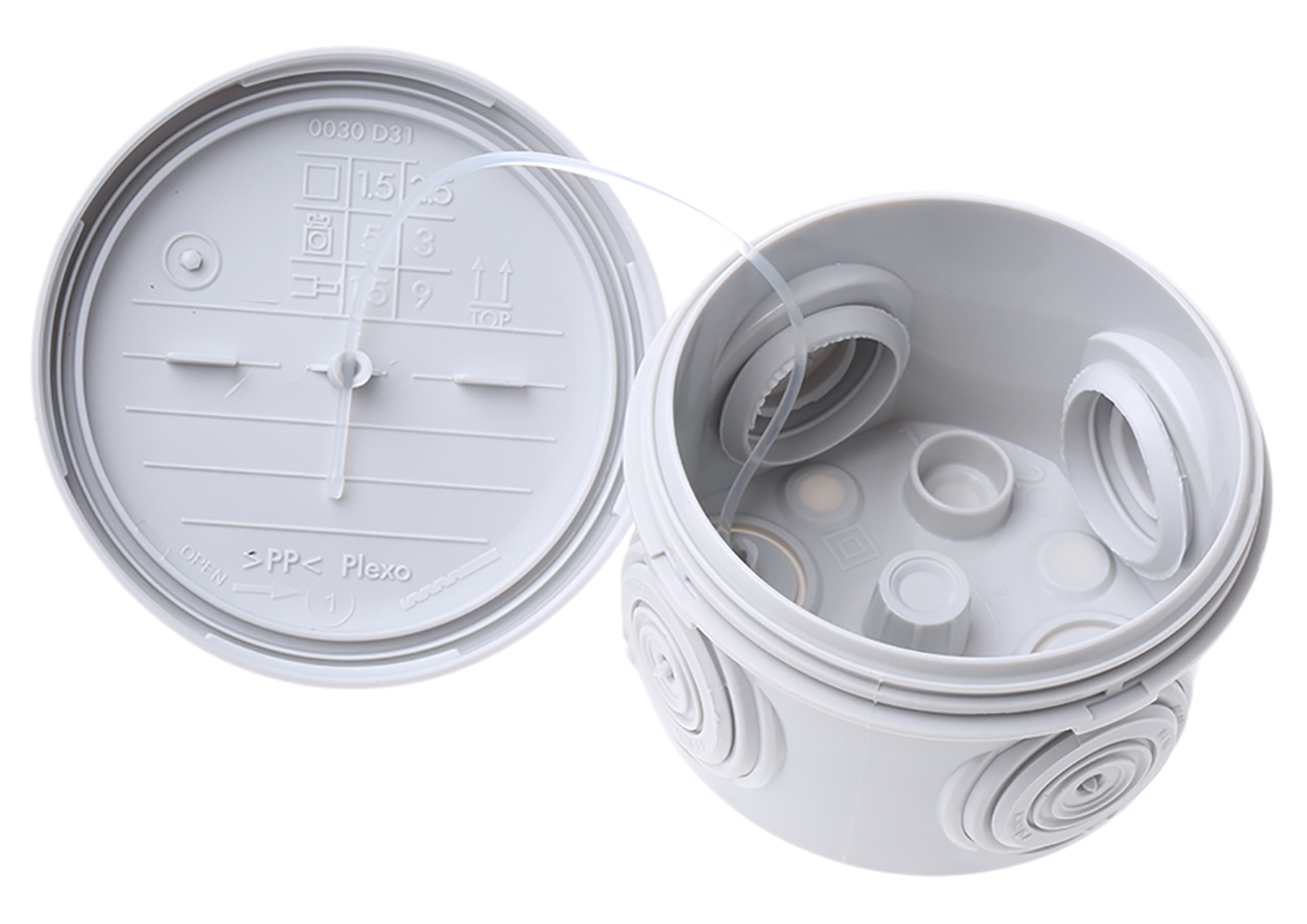 Legrand Plexo Series Grey Junction Box, IP55