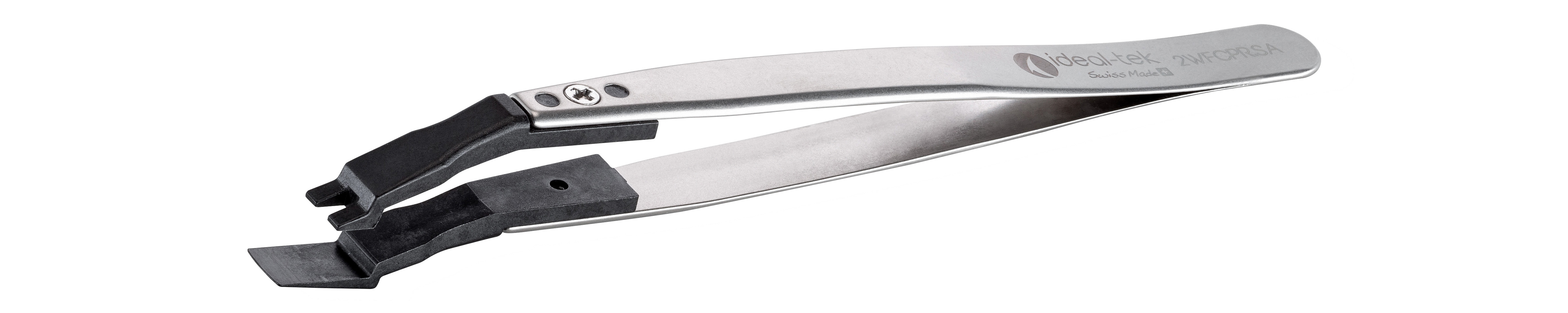ideal-tek 130 mm, Stainless Steel, Wafer, ESD Tweezers