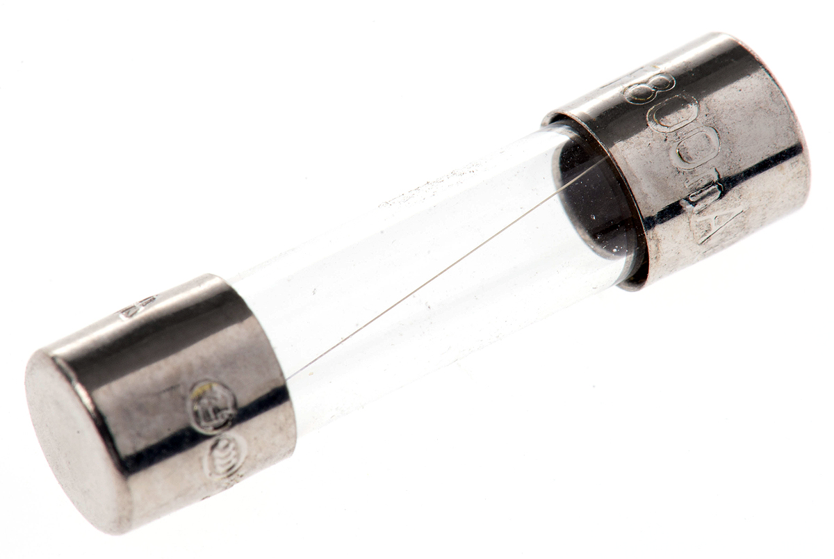 Eaton 800mA F Glass Cartridge Fuse, 5 x 20mm