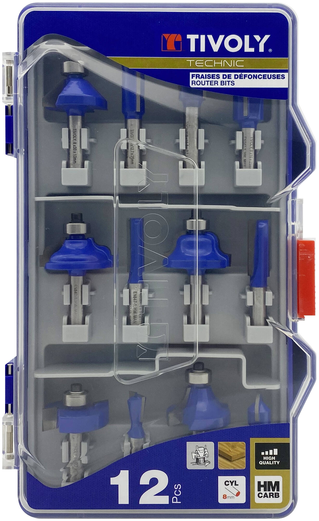 Tivoly End Mill, Hard Metal Tip