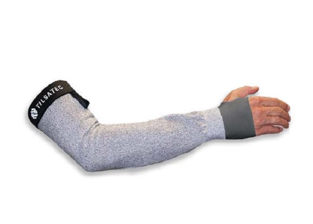 Tilsatec Grey Reusable HPPE, PET, Polyamide, Spandex, Steel Protective Sleeve, 530mm Length