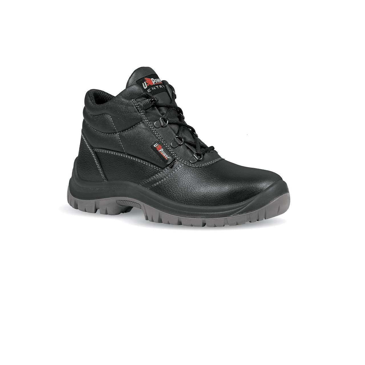 UPower Entry Unisex Black Stainless Steel Toe Capped Safety Shoes, UK 10, EU 44