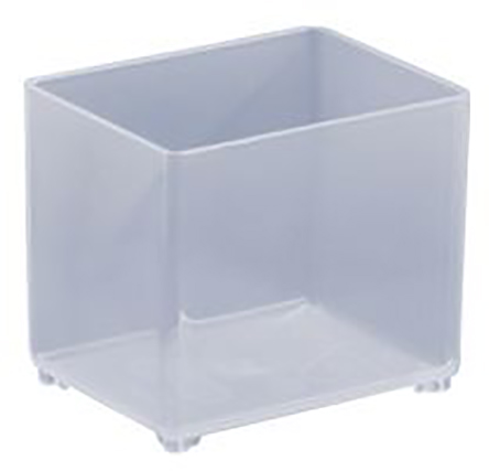 Raaco Transparent PP Compartment Box, 47mm x 39mm x 55mm