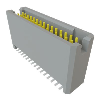 Samtec TFM Series Vertical Surface PCB Header, 30 Contact(s), 1.27 mm Pitch, 2 Row, Shrouded