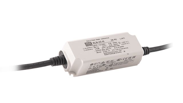 MEAN WELL LED Driver Power Supply, 24V Output, 25W Output, 1.05A Output, Constant Voltage
