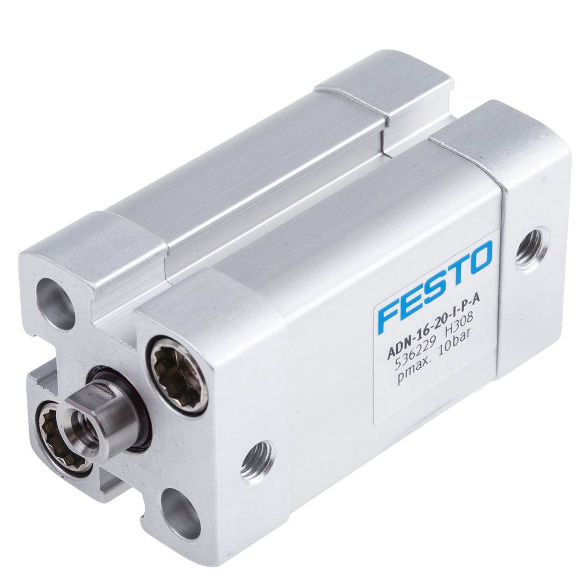 Festo Pneumatic Cylinder - 536229 16 mm Bore, 20 mm ADN Series, Double Acting Acting