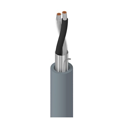 Belden 8760NH Series Twisted Pair Cable, 2 Cores, 18 AWG, 1000m, Aluminium/Polyester Foil Shield, Stranded Cable