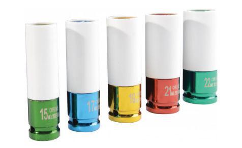 SAM 17mm, 1/2 in Drive Impact Socket, 100 mm length