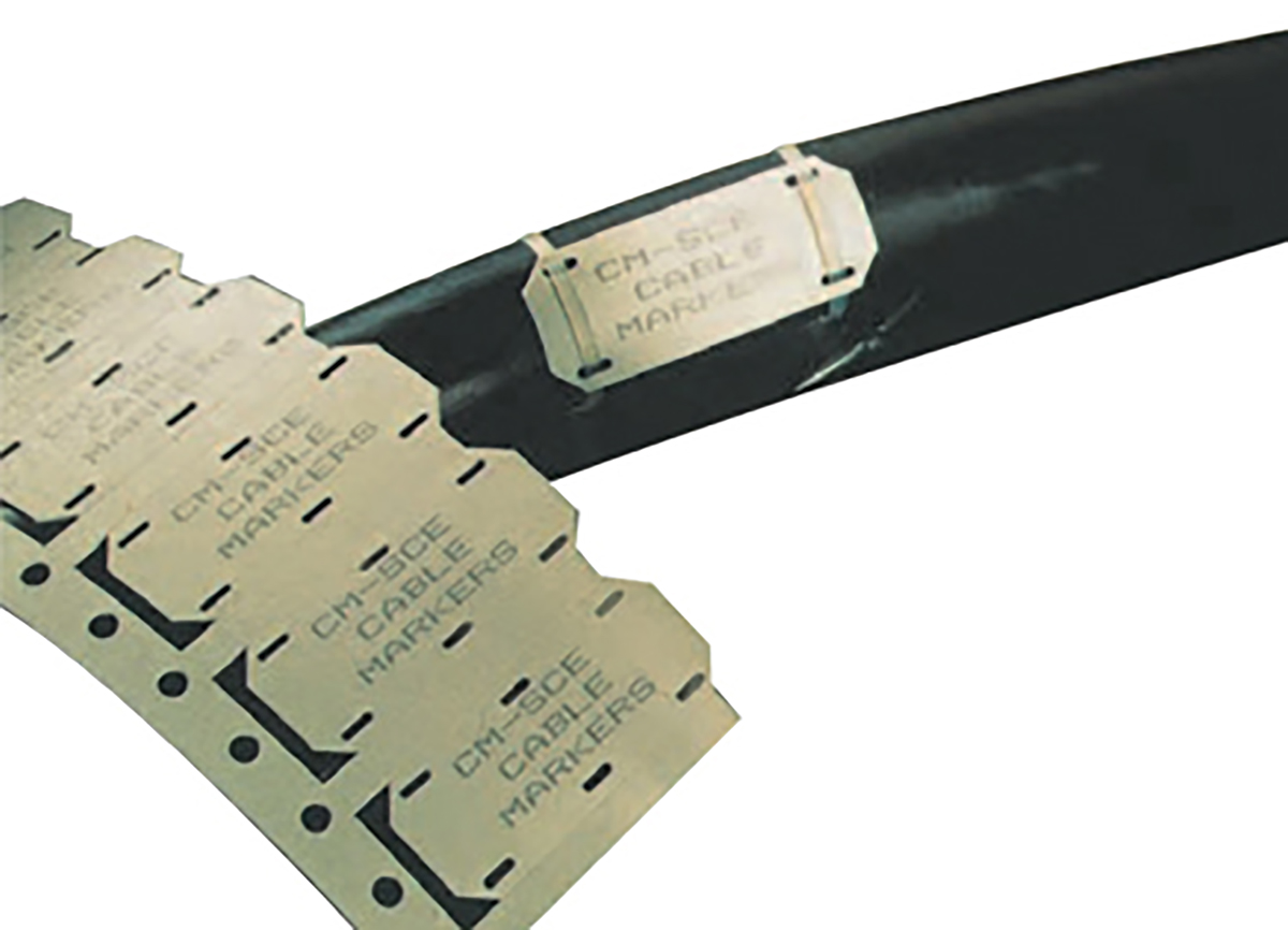 TE Connectivity CM-SCE-TP White Cable Labels, 50.8mm Width, 6.4mm Height, 250 Qty