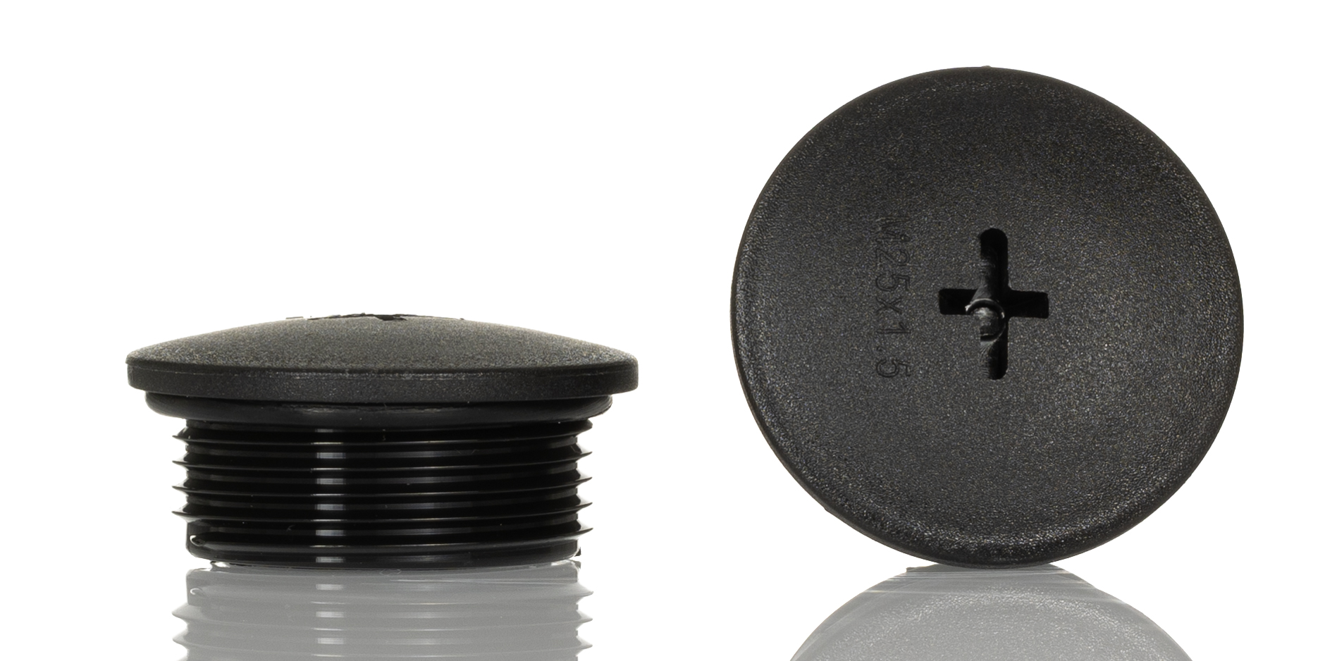 Alpha Wire Blanking Plug, M25, Plastic, 30mm Diameter, Threaded