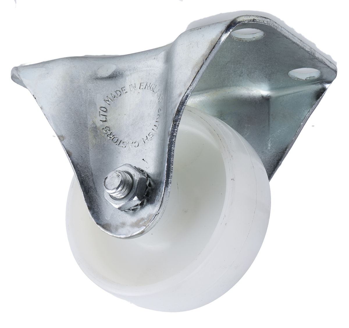 Flexello Fixed Castor Wheel, 85kg Capacity, 63mm Wheel