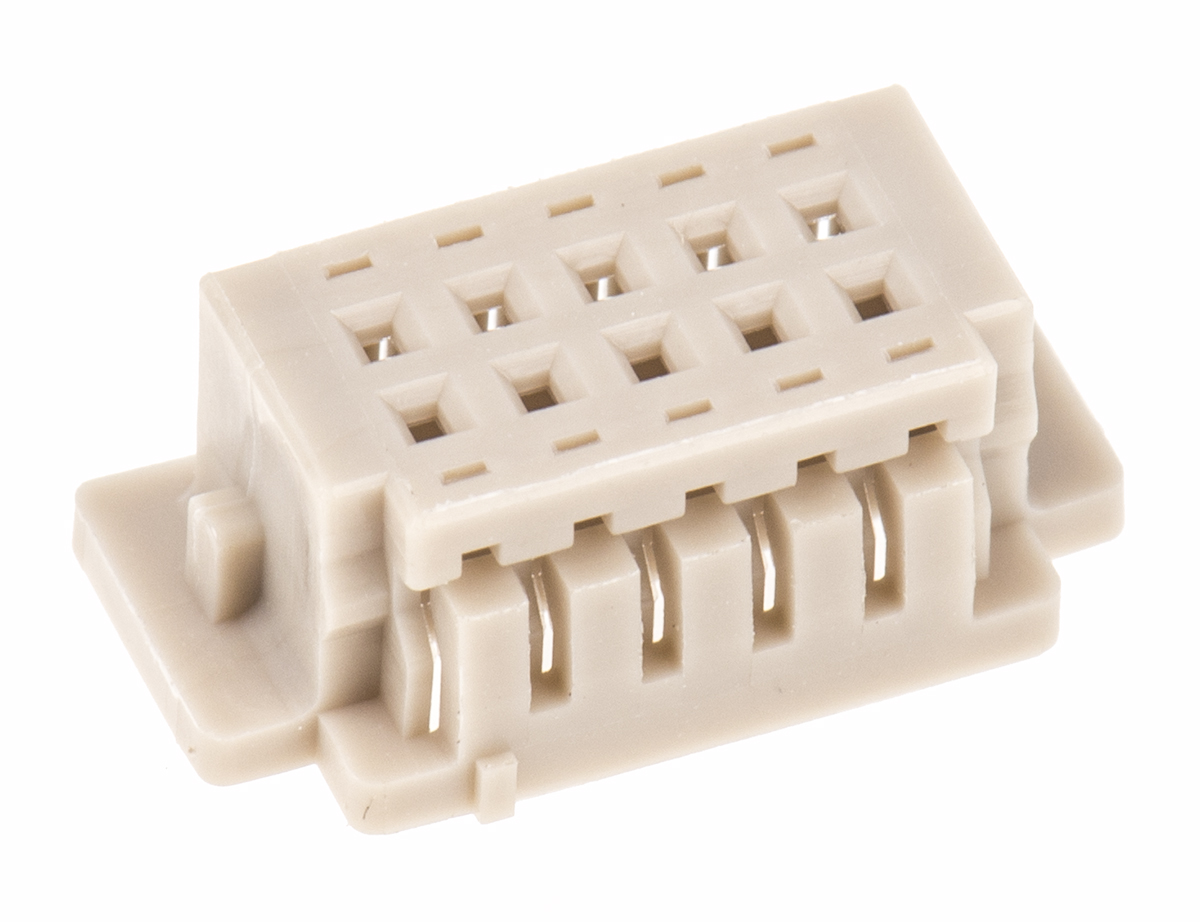 Hirose, DF13 Female Connector Housing, 1.25mm Pitch, 10 Way, 2 Row