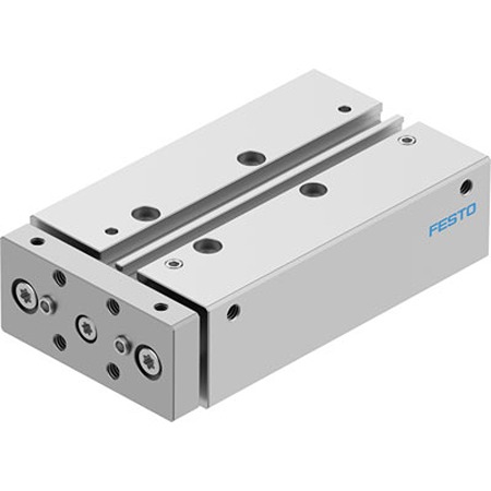 Festo Pneumatic Guided Cylinder - DFM-16-50-B-PPV-A-GF, 16mm Bore, 50mm Stroke, DFM Series, Double Acting