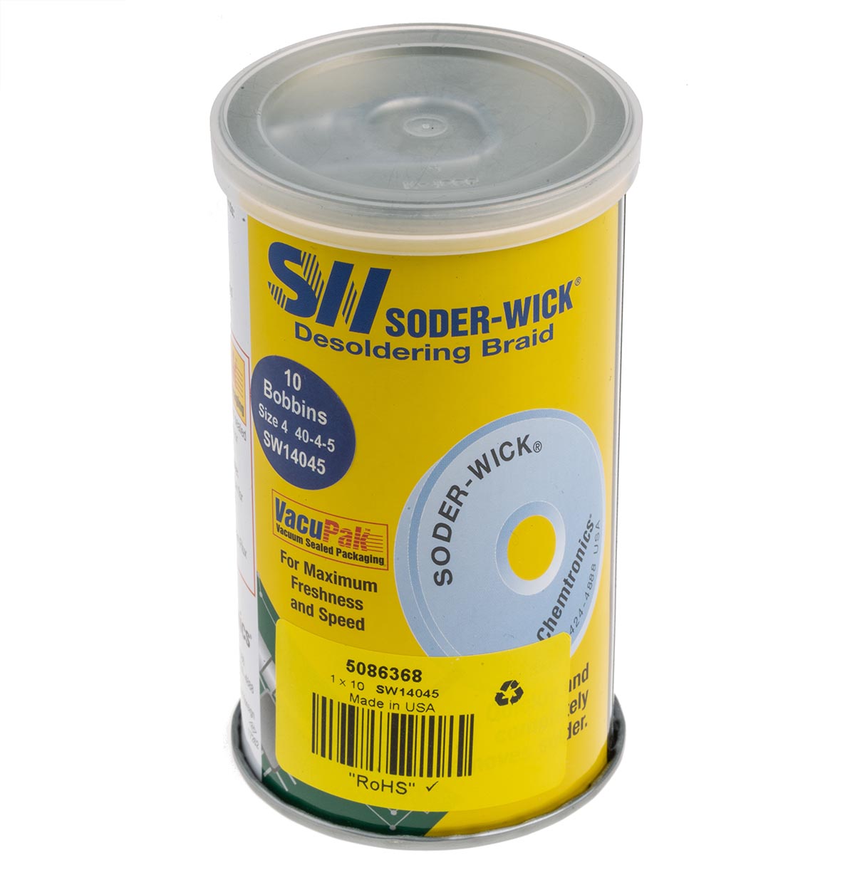 Chemtronics 1.5m Lead Free Desoldering Braid, Width 2.8mm