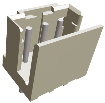 TE Connectivity AMP CT Series Straight Through Hole PCB Header, 3 Contact(s), 2 mm Pitch, 1 Row, Shrouded