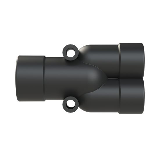 T Piece, Conduit Fitting, 17mm Nominal Size, Polyamide 6, Black