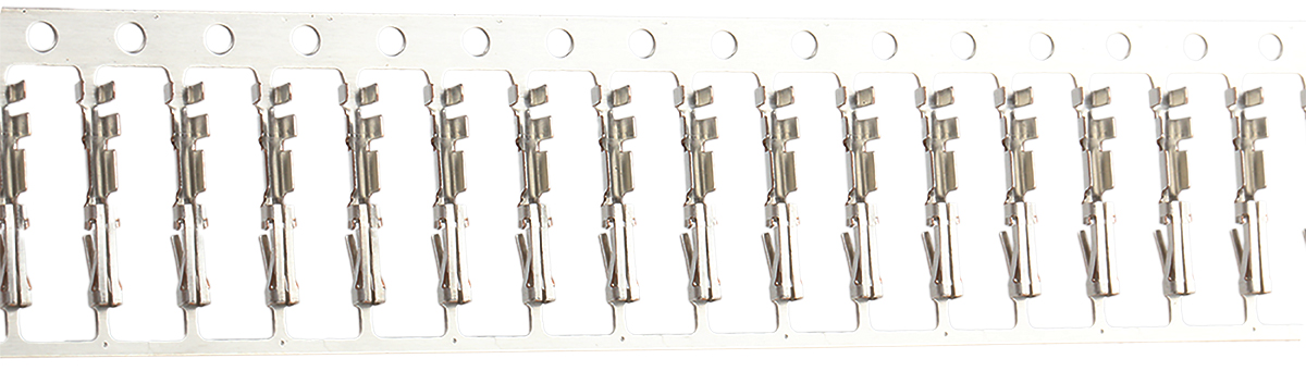 TE Connectivity AMPMODU MOD II Series Female Crimp Terminal, 26AWG Min, 22AWG Max