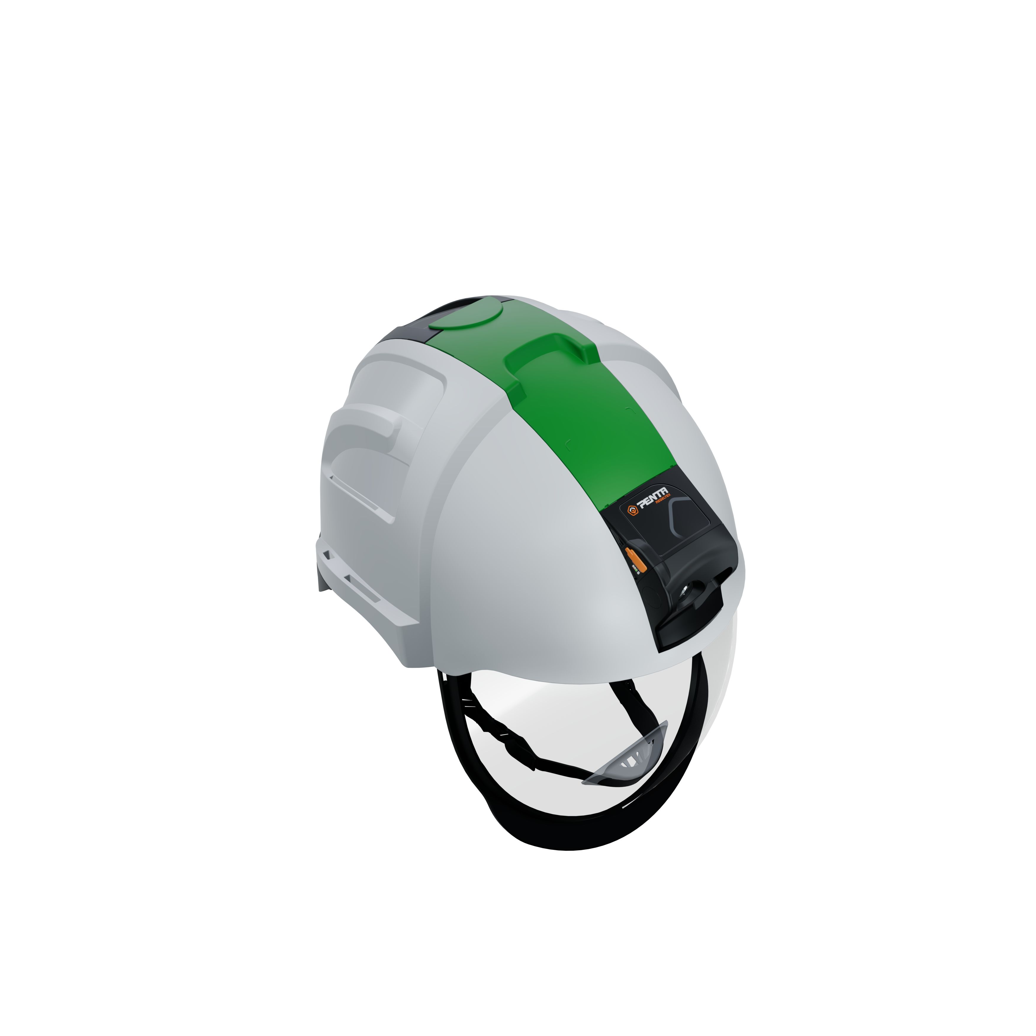Penta ABS Black, Green Hard Hat Light, Penta Helmets