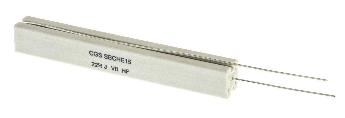 TE Connectivity 22Ω Wire Wound Resistor 17W ±5% SBCHE1522RJ