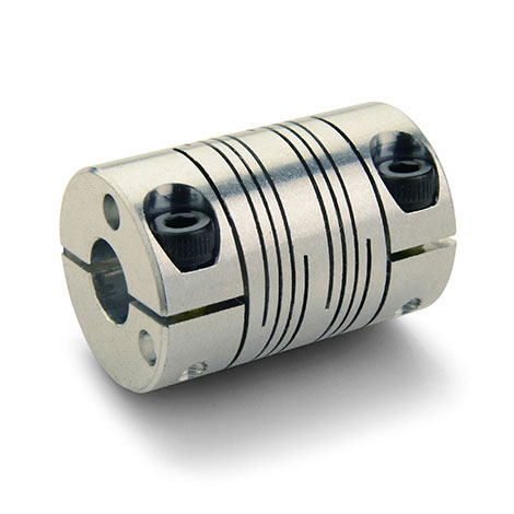 Ruland Beam Coupling, 38.1mm Outside Diameter, 10 mm, 20 mm Bore, 57.2mm Length Flexible Beam Coupling