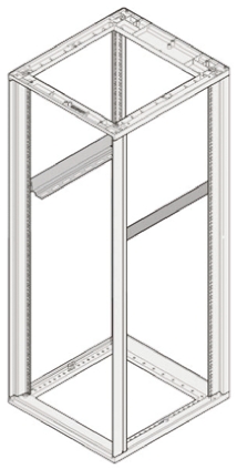 nVent SCHROFF Slide Rail, 666mm Depth, 25kg Max Load