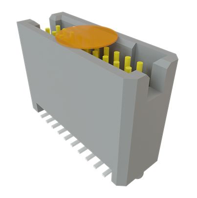 Samtec TFM Series Vertical Surface PCB Header, 20 Contact(s), 1.27 mm Pitch, 4 Row, Shrouded