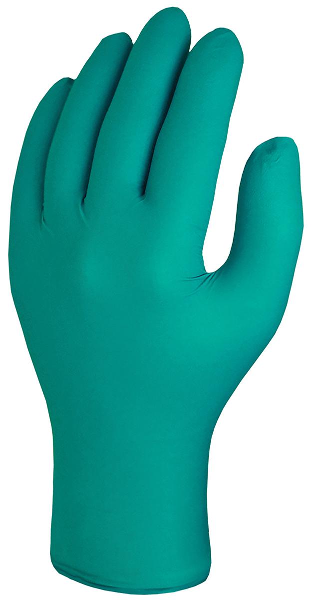 Skytec TEAL Green Powder-Free Nitrile Disposable Gloves, Size L, 100 per Pack
