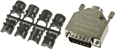Amphenol Communications Solutions D-ST 15 Way Cable Mount D-sub Connector Plug