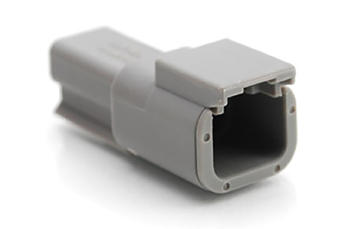 Amphenol Industrial, ATM Automotive Connector Socket Grey Cable Mount 2 Way, Crimp Termination ATM04-2P