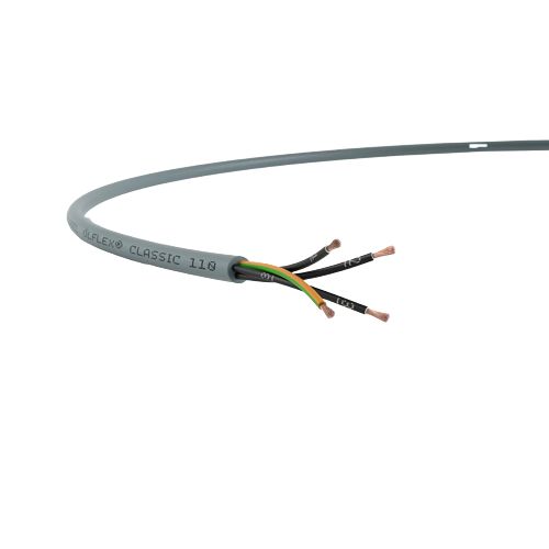 Lapp ÖLFLEX CLASSIC 110 Control Cable, 7 Cores, 1.5 mm² CSA 16 AWG, Unscreened, 100 m, Grey Polyvinyl Chloride Sheath