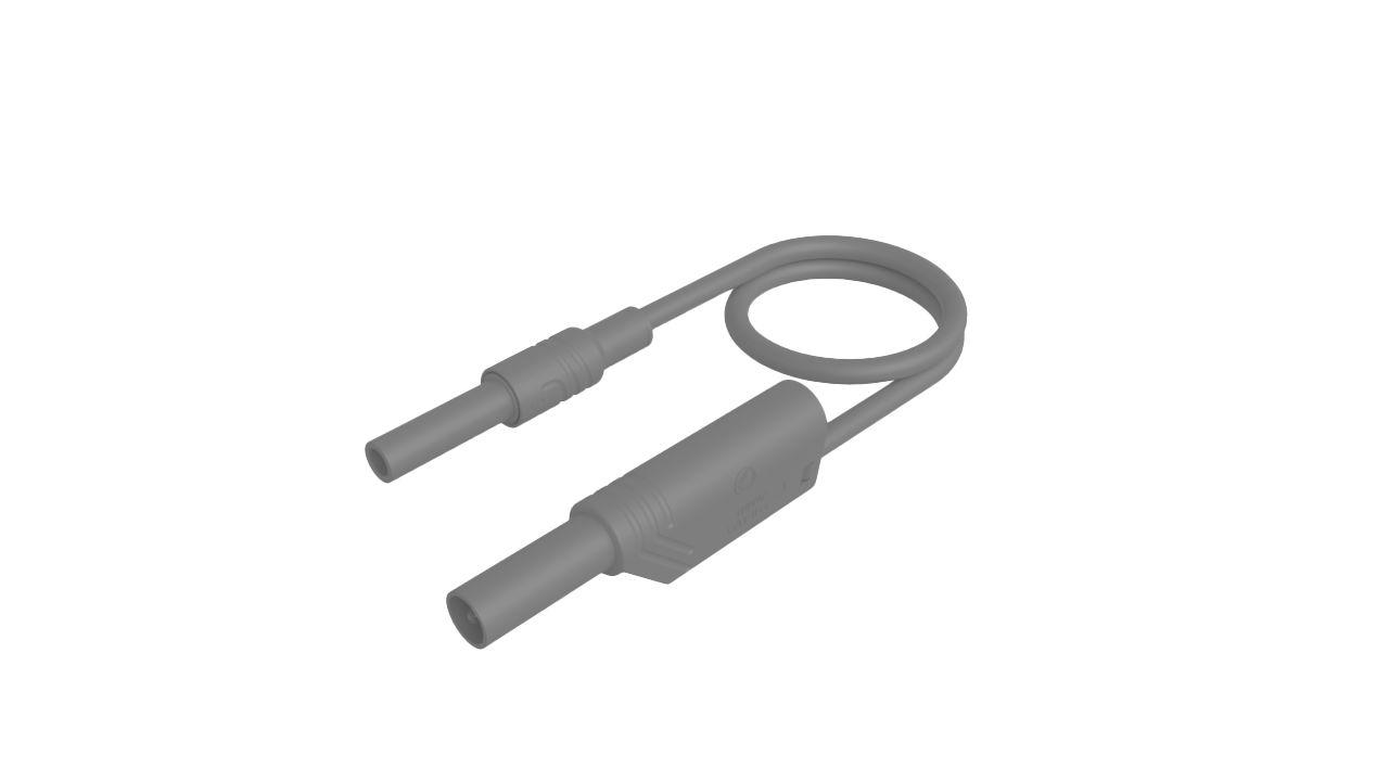 Hirschmann Test & Measurement Test lead, 32A, Grey, 1m Lead Length