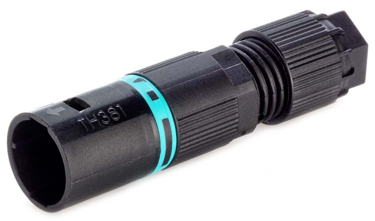 RS PRO Tee Plug, 2-Pole, Male, 1-Way, Cable Mount, 10A, IP68