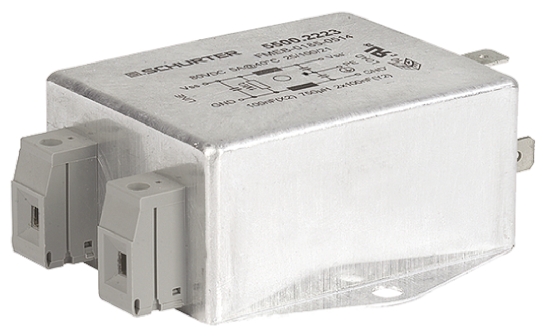 Schurter, FMEB 5A 80 V dc, Chassis Mount EMC Filter, Screw, Single Phase