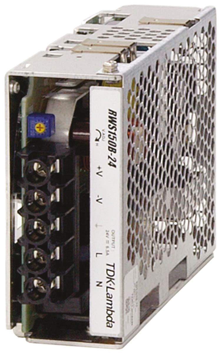 TDK-Lambda Switching Power Supply, RWS150B-5, 5V dc, 21A, 105W, 1 Output, 120 → 370 V dc, 85 → 265 V ac