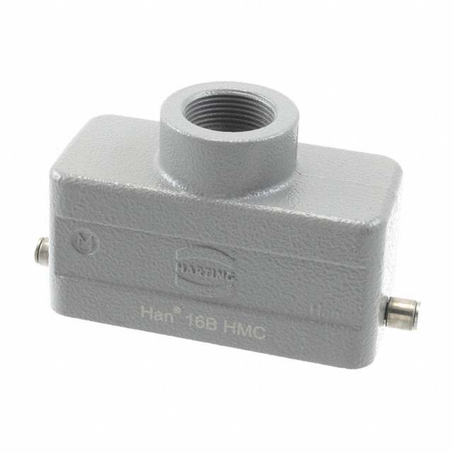 HARTING Han HMC Heavy Duty Power Connector Hood, M25 x 1.5 Thread, Top Entry Han B HMC Range