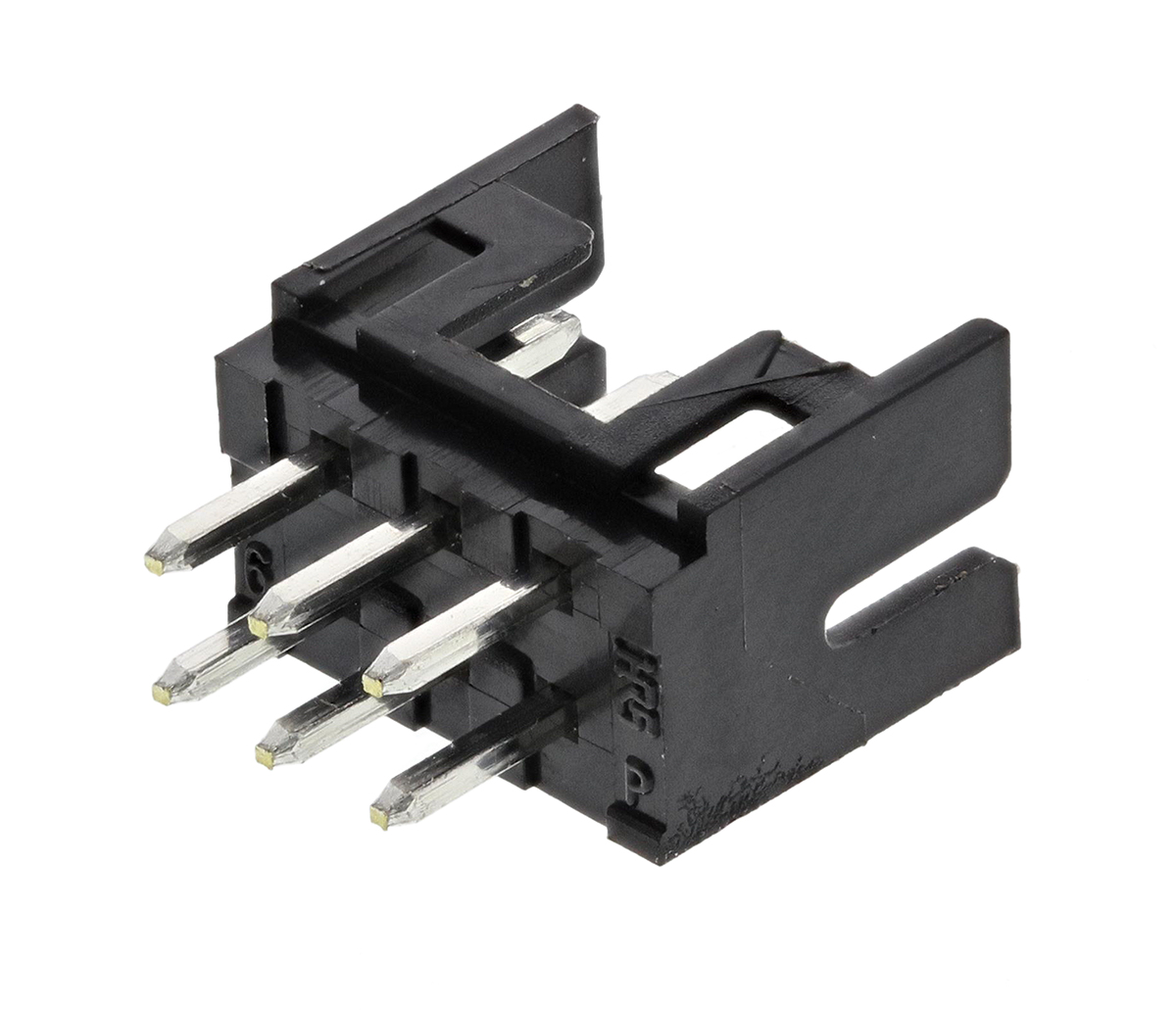 Hirose DF11 Series Straight Through Hole PCB Header, 6 Contact(s), 2 mm Pitch, 2 Row, Shrouded